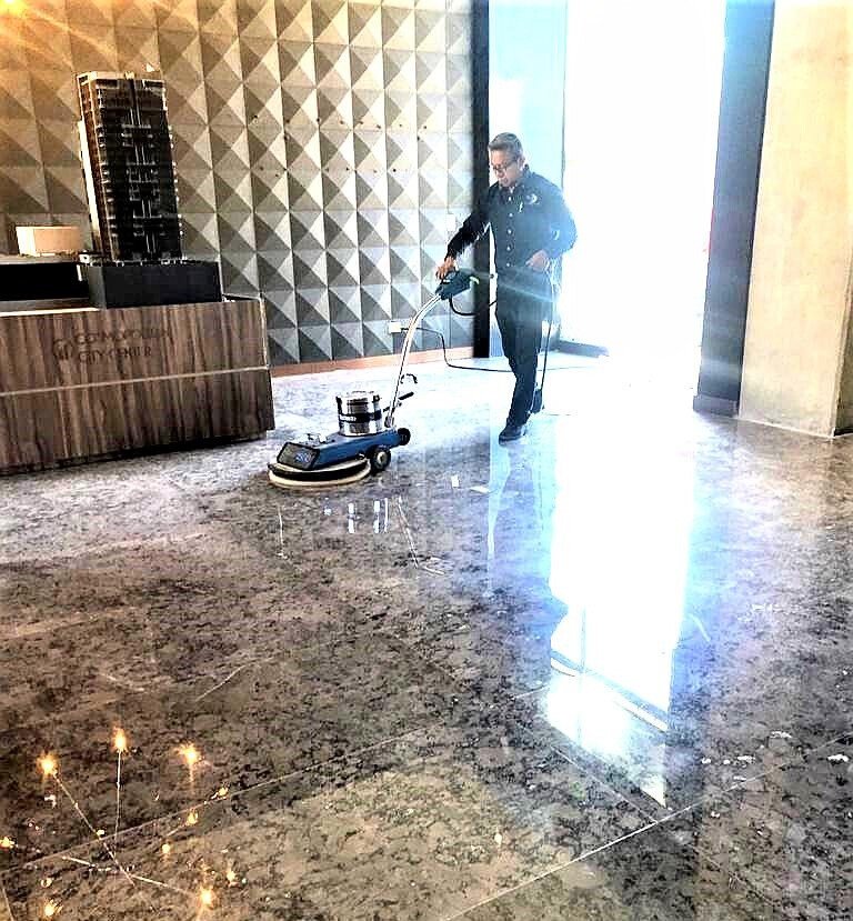 Proceso técnico de Pulido de pisos en Tijuana